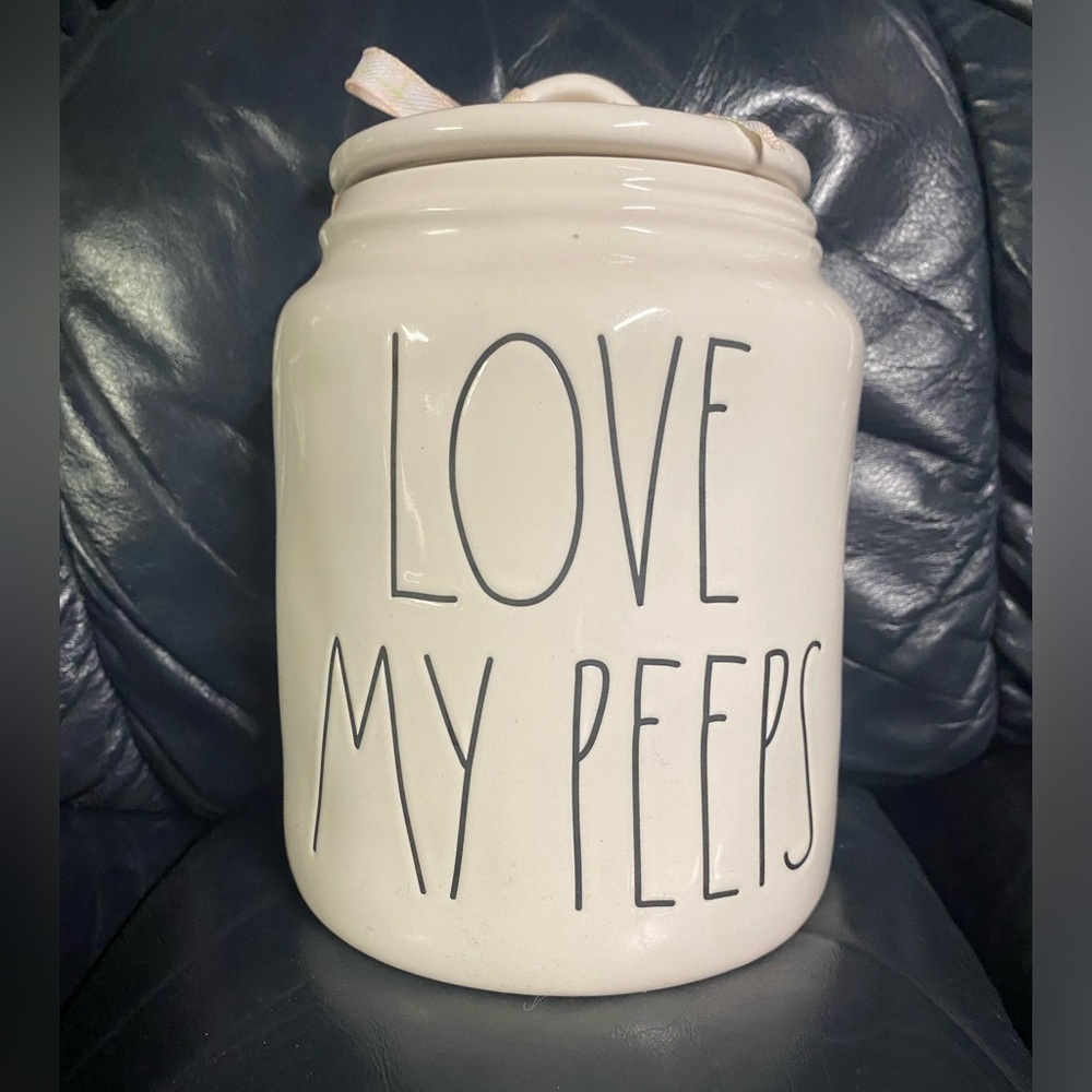 Rae Dunn Love my Peeps canister